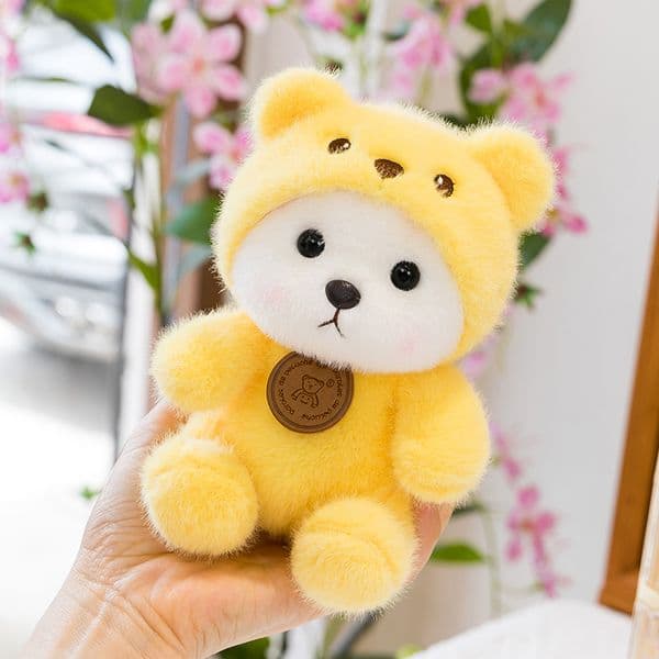 Lena Bear Table with Plush Toy Desktop Small Ornament Doll Childrens Companion Doll T2605141