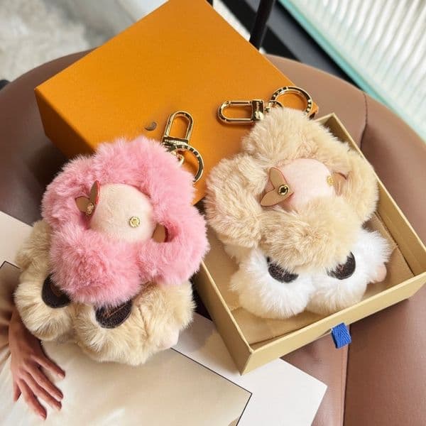 Designer Key Chain Women Leather Keychains Mini Bag Keyring Bags Charm Men Keychain Bag Accessories luxury lanyard gifts