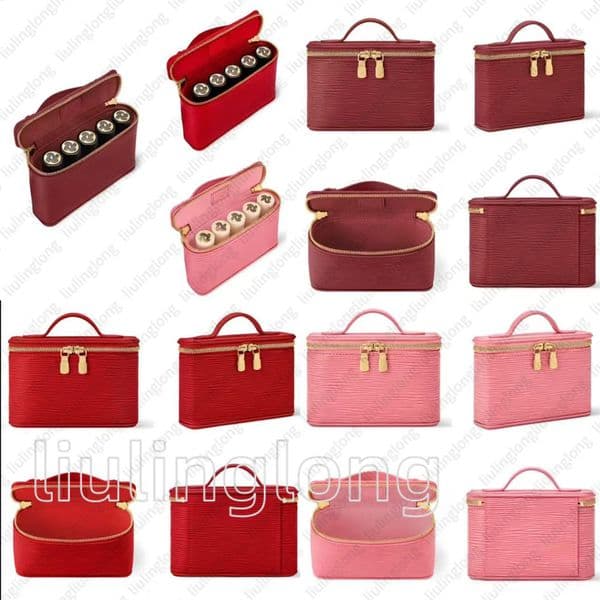 designer nice beauty bag Vanity Cosmetic Lipstick Pouch Mini Women Lipstick Makeup Beauty Case Toiletry Toilet Pouch Case Dopp Kit Jewelry Lipstick Shell Travel Bag