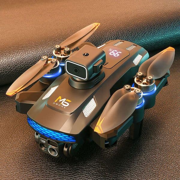 M6 Brushless Drone With Screen Control, Aerial Photography, Optical Flow Obstacle Avoidance, Foldable Remote Control Aircraft, Export Toy