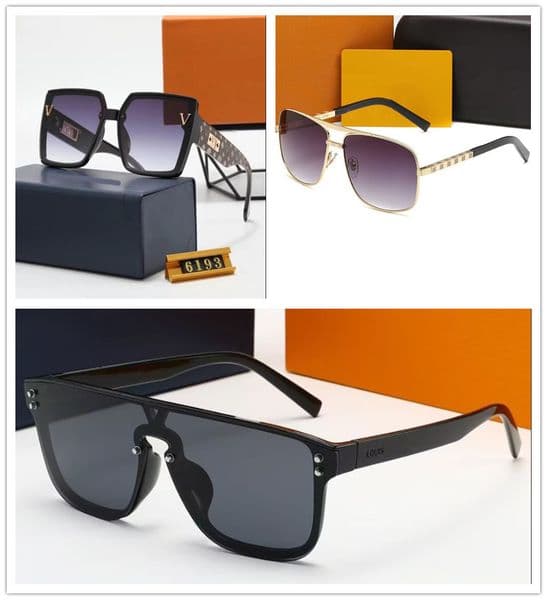 Top luxury sunglasses men Sunglasses designer womens Mens Wearing fashion hot selling senior Eyewear For Women eyeglasses frame Vintage Metal Sun Glasses With