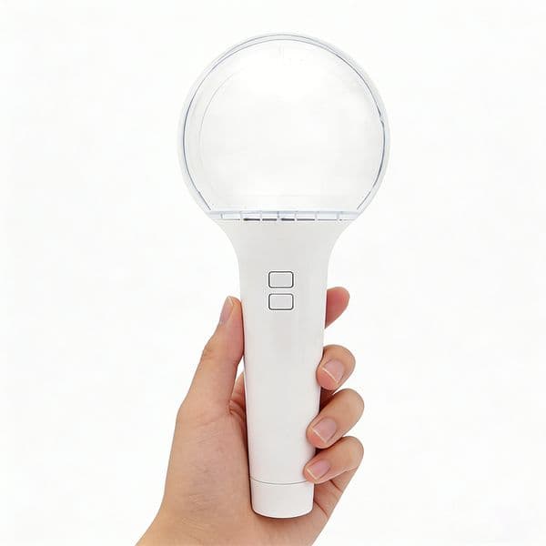 Blank Multi-color Customizable Ball-Shaped Acrylic LED Light stick with Personalized Logos - Ideal for Concert & Fans Meetings