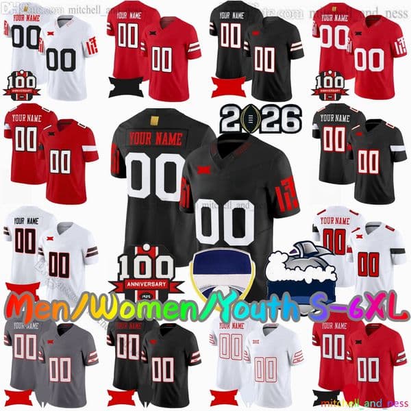 2026 Custom S-6XL Semifinals College Football Jersey 2 Behren Morton 8 Cameron Dickey 5 Caleb Douglas 10 Jacob Rodriguez Will Hammond Mitch Griffis Stitched Jerseys