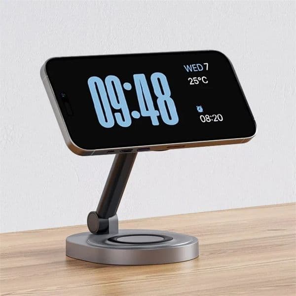 3 In 1 Magnetic Wireless Charger Stand Pad For Magsafe iPhone 16 15 14 13 12 Pro Max Watch Fast Charging Station 251204ww