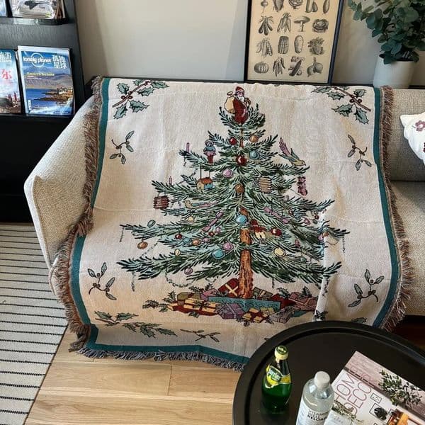 2025 Years Gifts Blanket Nutcracker Christmas Tree Star Throw Blanket Soft Blanket Bed Blanket Quilt Xmas Decor for Home 251211