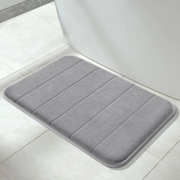 Stripe Super Soft Bath Mat Non Slip Rugs Bathroom Carpets Soft Memory Foam Floor Mat Bedroom Toilet Floor Shower Rug Home Decor 251211