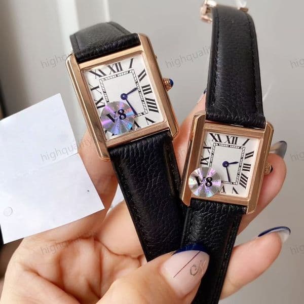 tankwatch women designer watches womens Watches Top quality Top quality Luxury goods Diamond bezel Cowhide leather