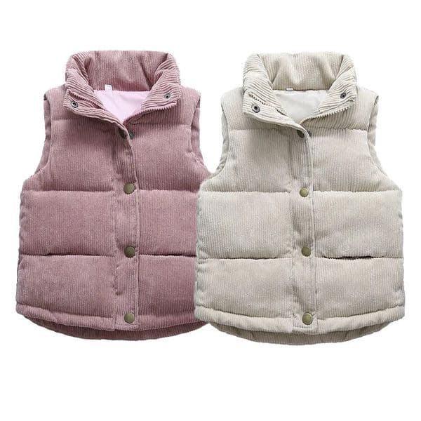 Autumn Children Warm Thicken Vest Baby Cotton Waistcoat Kids Outerwear Coat Children Clothing Boys Girls Jackets Vest 251211BJ
