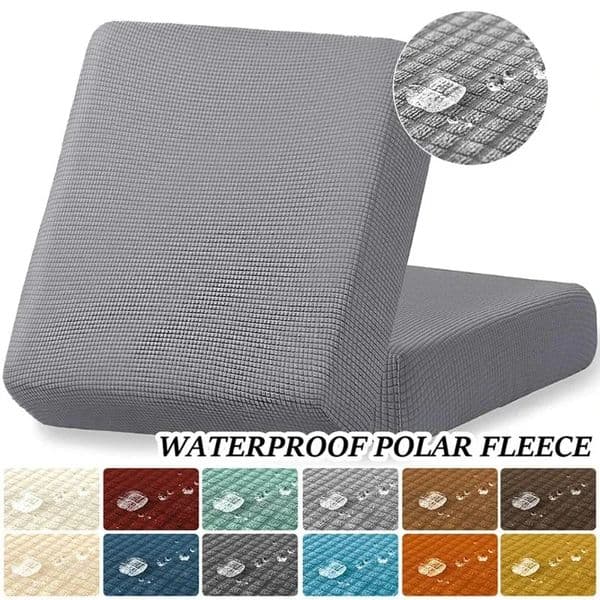 Waterproof Sofa Seat Cushion Cover Jacquard Polar Fleece Sofa Covers Elastic Removable Couch Cover Pets s Furniture Protector 251215BJ
