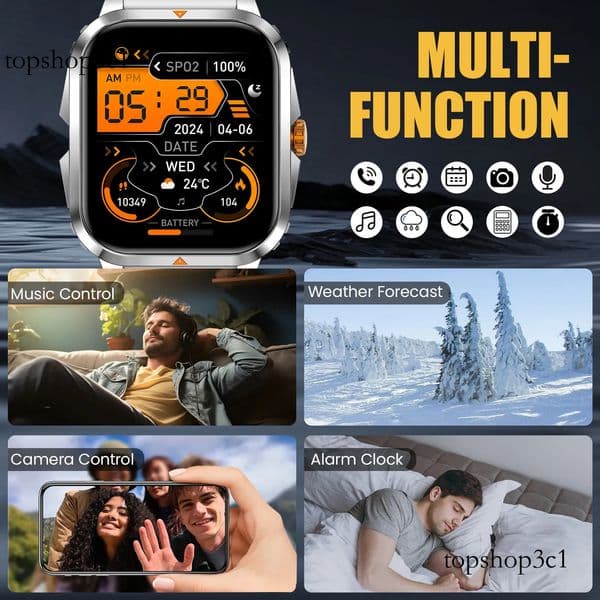 women Smart Watch Heart Rate Bluetooth Call Phone Assistant Music Control Multi-Function Sports Bracelet luxury watch free shipping