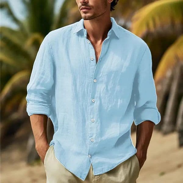 Mens Independent Station Four Seasons Large Size Loose Patchwork Shirt Casual Solid Color Daily Clothing Beach Dinner Cardigan 251219BANJIA