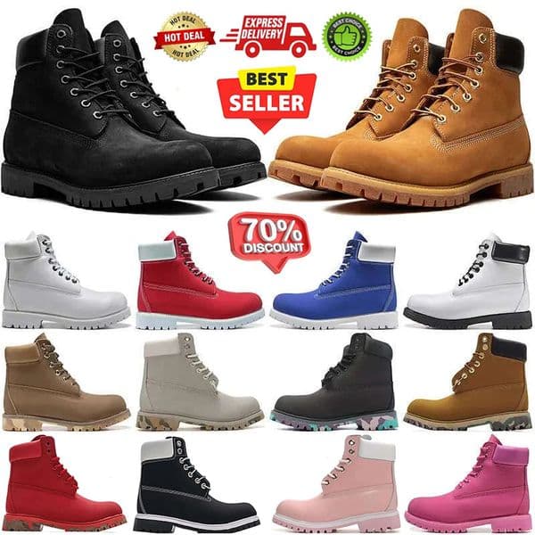 Designer Ankle Boots luxury For Mens Womens Classic Paltform Booties Brown Black Leather Work Out Casual Hiking Shoes Man Autumn Winter Sneakers