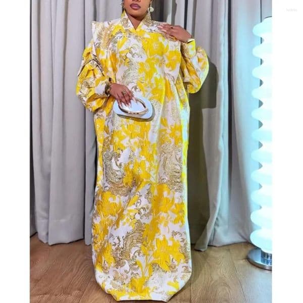 Ethnic Clothing H&D African Dresses For Woman Plus Size Kaftan Dress Wedding Party Djellaba 2026 Gown Turkey Dashiki Clothes