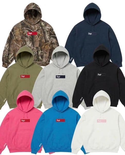 FW25 Box Log Sweatshirt - Unisex Hooded High Street Streetwear Men Women Skateboard Hip Hop Autumn Winter Fashion L260509