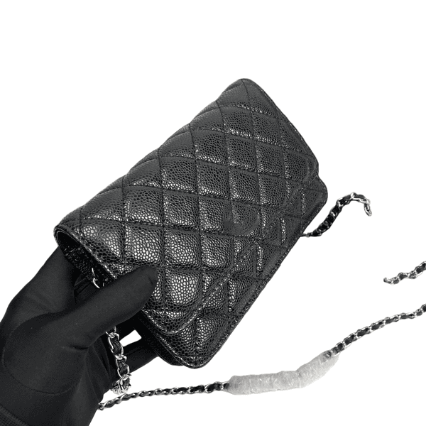 Luxury designer style, classic diamond grid pattern+metal chain fashionable women's crocodile leather luxury crossbody bag shoulder bag wallet