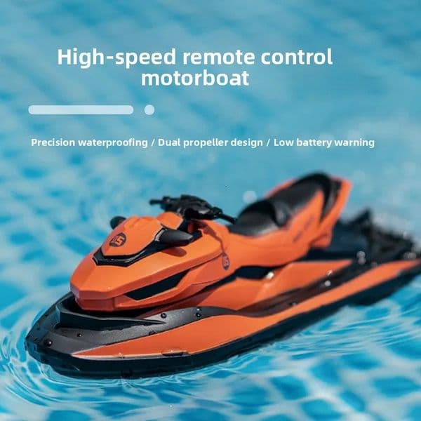 High-Speed Remote Control Boat 24G Motor Yacht Toy Fast Watercrt Crossing Border ular Toys for Children 251219
