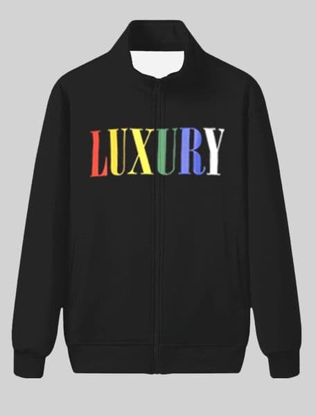 Autumn Winter New Stand Collar Hoodless Cardigan Mens 3D Printed Zipper Fashion Slim Fit Sweatshirt Q260523