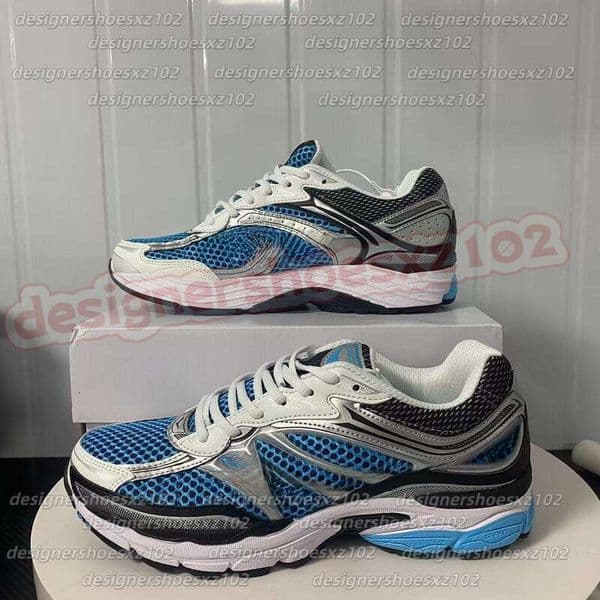 Sauconies Progrid Omni 9 Shoes Designer Sneakers Trainers White Black Red Silver Blue Shock Absorption Wear Resistant Thick Sole Basketball Shoes 36-45 With Box