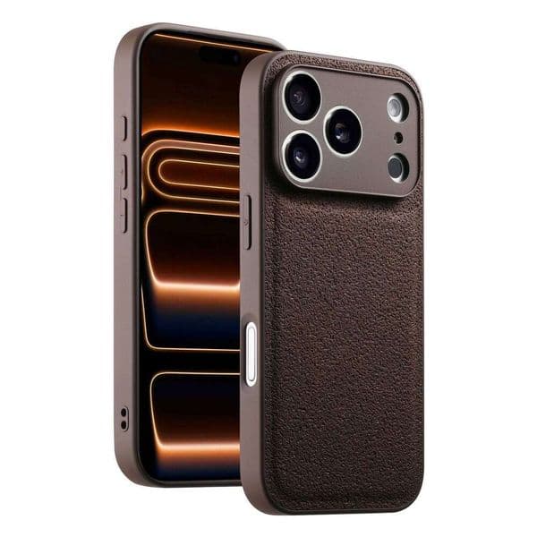 Moon Crater Pattern 14 Compatible with Apple Phone 16 Precision Hole iPhone 17 Pro Max Leather Texture 13 Shockproof Case
