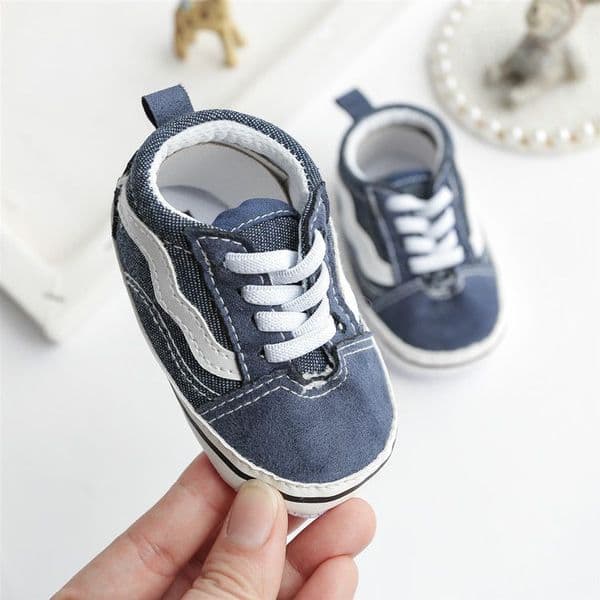 Little Kids Canvas Sneakers Baby Boys Girls Shoes First Walkers Walkfashion Infant Toddler Anti-Slip Soft Sole Classical Newborn Baby Shoes 0-18 Month W0530