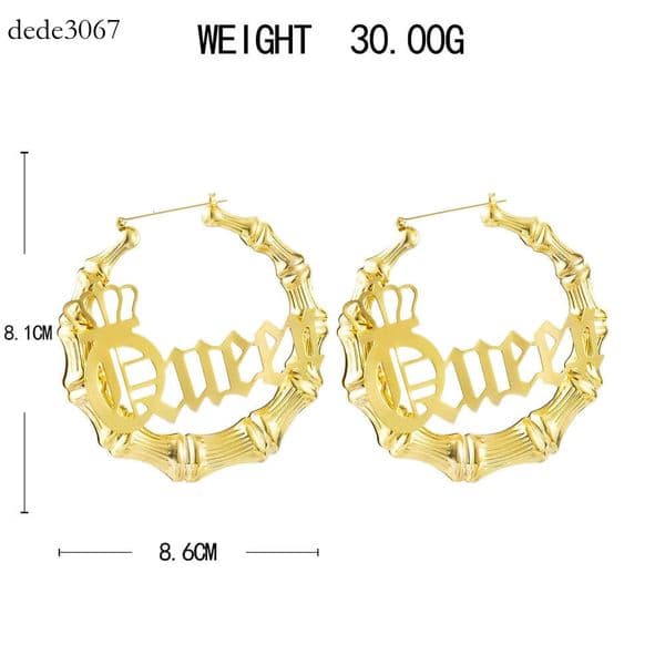 Luxury Designer Boho For Woman Stainless Steel 18K Gold Moissanite Party Hypoallergenic Earrings Lab Grown Diamond