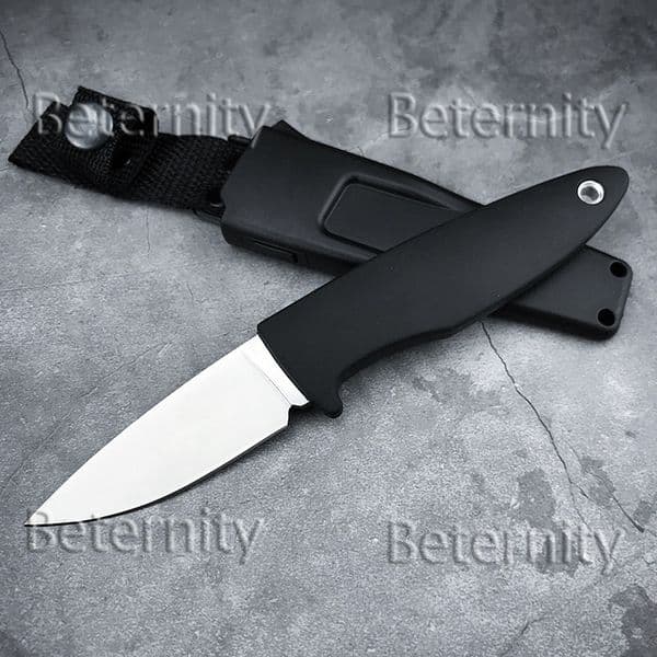 Multi-purpose Small Straight Knife Blade Is Made of 7C13 Steel ABS Handle Outdoor Camping Tactical Emergency Self-defense Knife