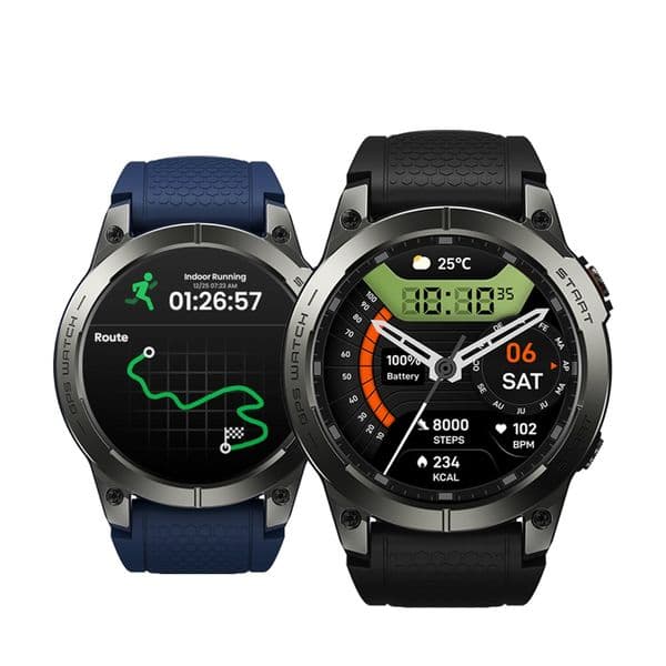 Men Smart Watch GPS Outdoor Sports Smartwatches Health Monitoring Smart Watch Built-in GPS Bluetooth Phone Calls Sports Smartwatch for Men
