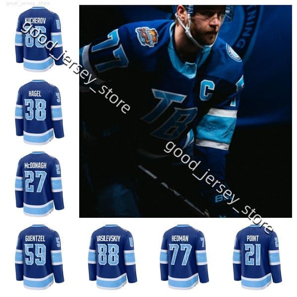Tampa Bay 2026 Stadium Series Lightning hockey Jersey Nikita Kucherov Andrei Vasilevskiy Victor Hedman Anthony Cirelli Guentzel Yanni Gourde Brandon McDonagh New