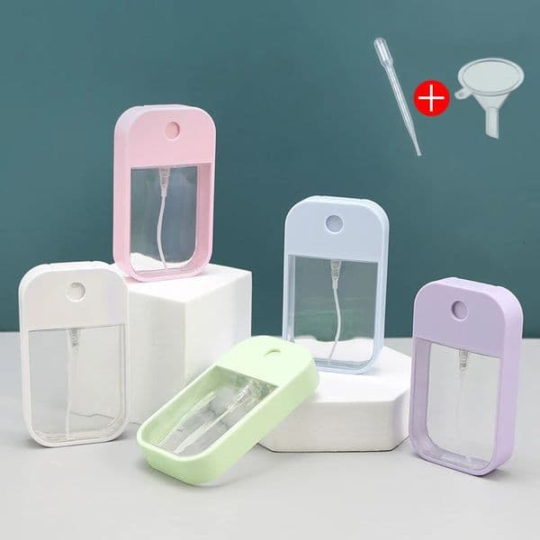 Plastic Card Bottle Perfume White Pink Blue 45ml Water Mist Spray Bottle for Hand Sanitizer Oral Spray Sprayer 251213BJ