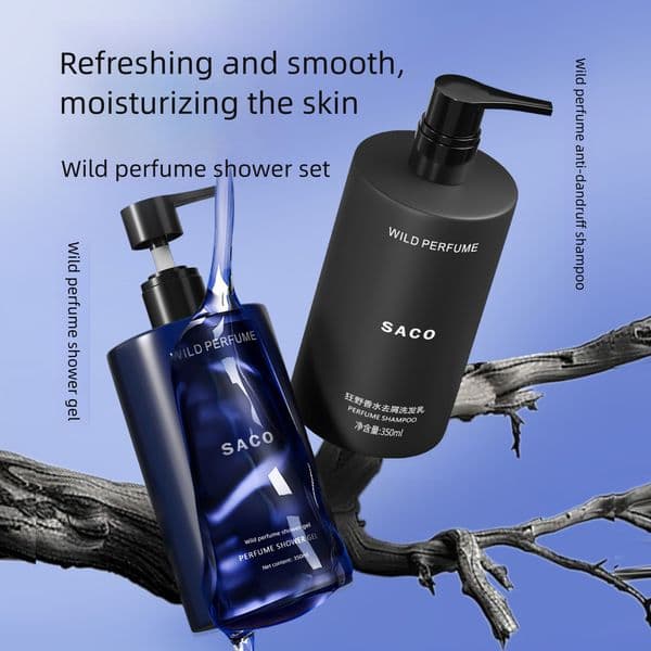 Bestseller Internet Celebrity Live Streaming Men's Perfume Wild Shower Gel Long-lasting Fragrance Anti-dandruff Oil Control Shampoo ddmyHappy