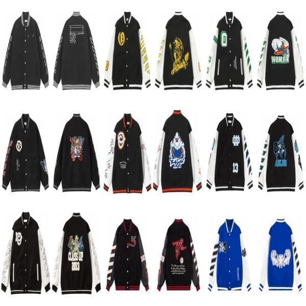Men's Jackets Designer Jacket Fashion American Retro Hip-hop Lapel Letter Graphic Mens Womens Baseball Coat Warm Casual Loose Sports