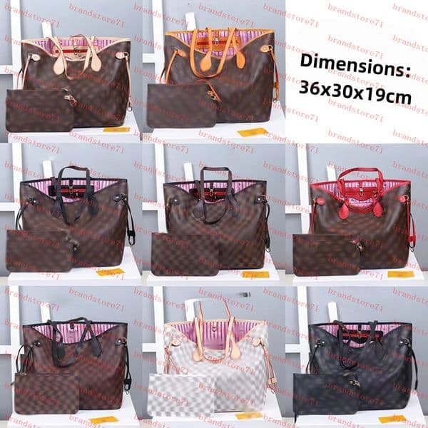 Designer ladies 2 piece set embossed brown womens crossbody bag Shoulder bag Fashion Compound women's handbag Shopping Bag Womens coin purse M23647