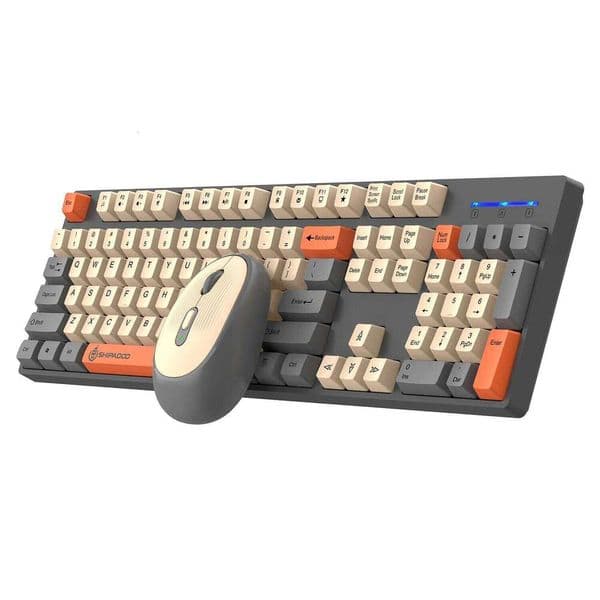 Shipadoo Keyboard And Combo Set Gaming Laptop Desktop Computer Office Accessories Free Wireless Mouse