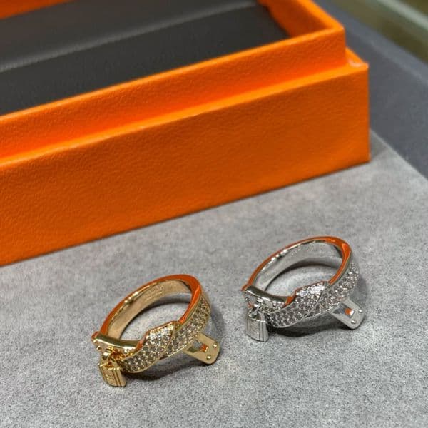 top Rings women's Designer Rings for woman Luxury Wedding Rings Jewelry H Brand High quality fashion Classic Full-Diamond Pig Nose OT Rings Jewelry H420