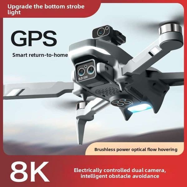 M2s Brushless Motor Drone - Optical Flow Obstacle Avoidance, Foldable Quadcopter, HD Aerial Photography RC Aircraft