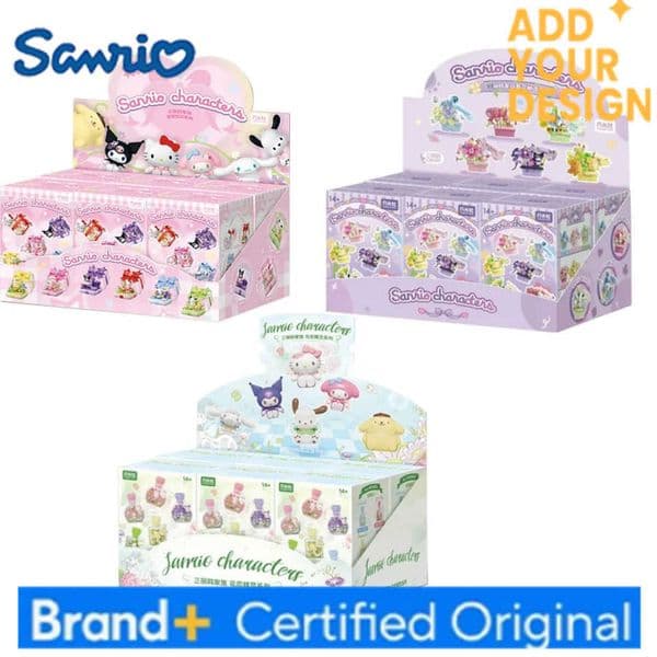 Sanrio New Product Wonder Moon Flower Secret Ring Perfume Bottle Series Hellokitty Coolmilty Surprise Block Blind Box H251222