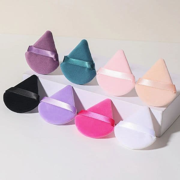 Flocked Cushion Makeup Puff Suitable For Dry And Wet Use Skin-Friendly Setting Puff for Pressed Powder and Loose Powder 251210