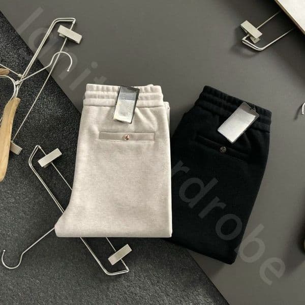 Autumn and Winter Designer Pants for Men Old Money Wool Blended Solid Color Straight Business Casual Pants ZG1289