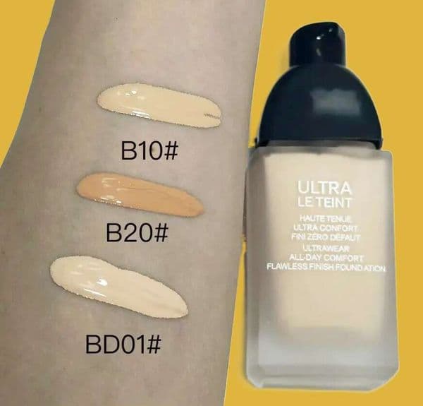 Face New Foundation 30ml Ultra Le Teint All Day Comfort Flawless Finish Foundations 3 Colors B10 B20 BD01 Makeup Long Lasting High Coverage Concealer cosmetics