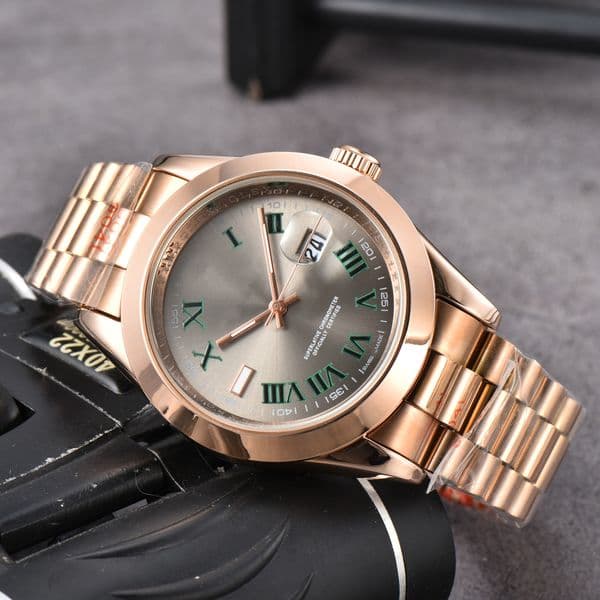 ROL DAY DATE JUST Luxury designer mens women OYSTERity PERPETUALity Quartz movement watch watches stainless steel strap luminous gifts Set with watch #84