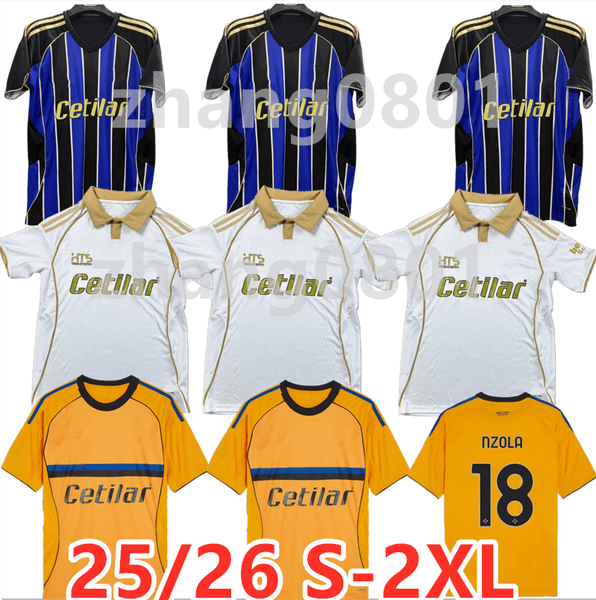 25 26 Pisa SC Soccer Jerseys Home Away 2025 2026 PICCININI BONFANTI LORRAN MOREO VURAL CARACCIOLO TRAMONI AEBISCHER camisas de futebol for uniform men's football