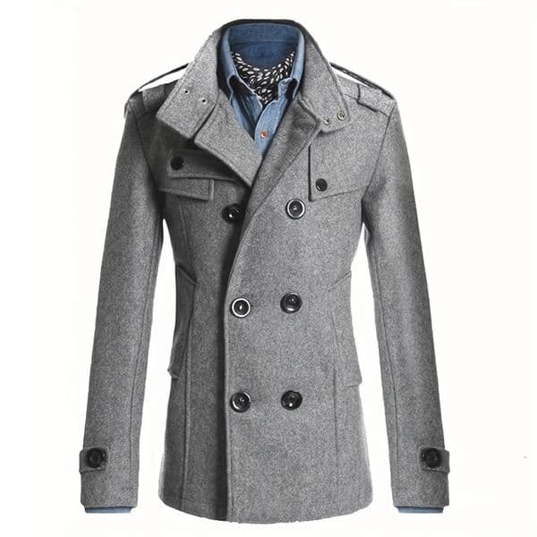 Mens Streetwear Solid Color Midlength Woolen Coat Fashion Casual Buttondown Suit Collar Jacket Leisure Retro Clothes 251222