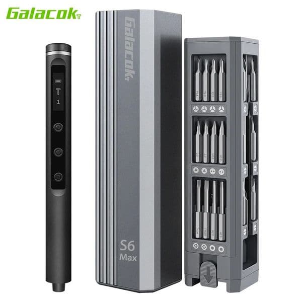 Glacok S6 MAX 5Speed torque precision electric screwdriver set DIY 37V rechargeable iPhone disassembly repair tool 251222BJ