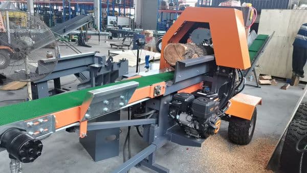 Quality Assurance China Factory Gasoline Wood Splitter: High-Performance 25-Ton Kinetic Log Splitting Machine