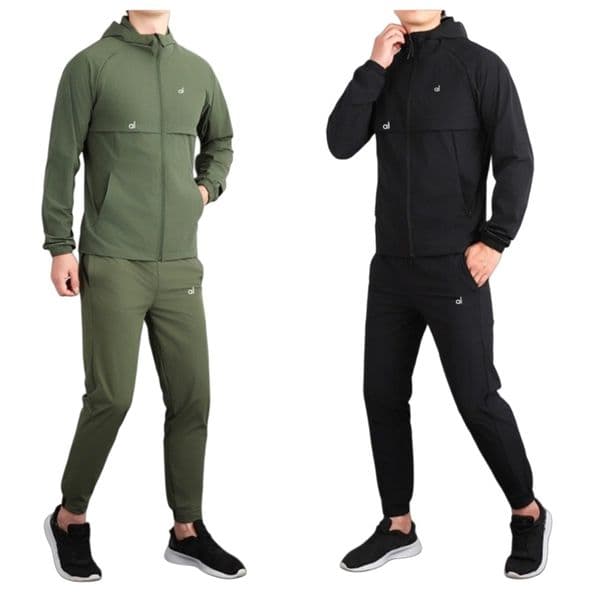 yoga mens tracksuit running soccer shirt jacket and sweatpants fitness gym quick dry shorts and t shirt set sports suit