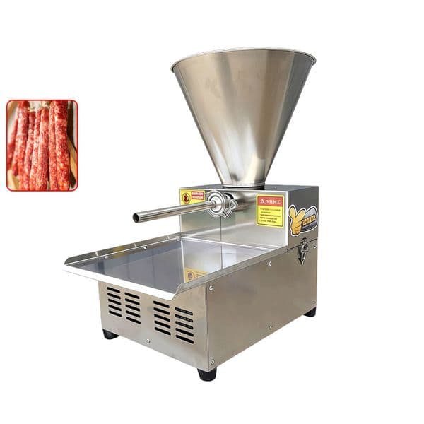 Commercial Full-Automatic Electric Sausage Stuffer Stainless Steel Multifunctional For Sausage Salami Ham