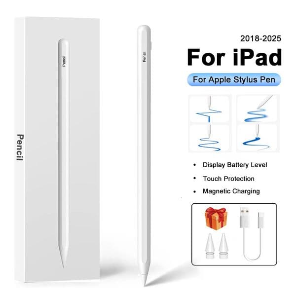 For Pencil For iPad A16 2025 Pro 129 Air 13 11 M3 M4 Stylus Pen 10th Generation 109 Air 4 5 Mini 6 7 8th 102 Touch Pens 251219