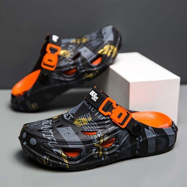 Men Fashion EVA Shoes New Design - Slip-On Breathable Clogs With Soft Insole Suitable For Outdoor Comfort Thick-Sole Shoes slippers 9700b