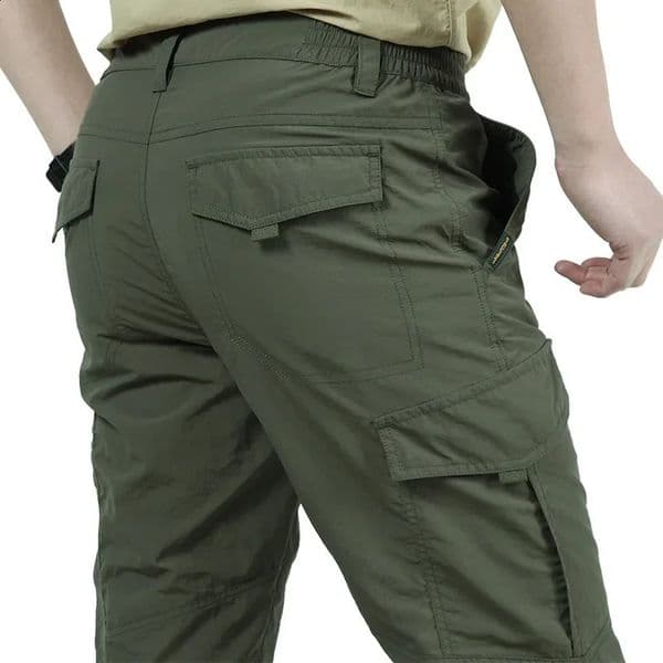 Summer Casual Lightweight Army Military Long Trousers Male Waterproof Quick Dry Cargo Camping Overalls Tactical Pants Breathable 251223BANJIA