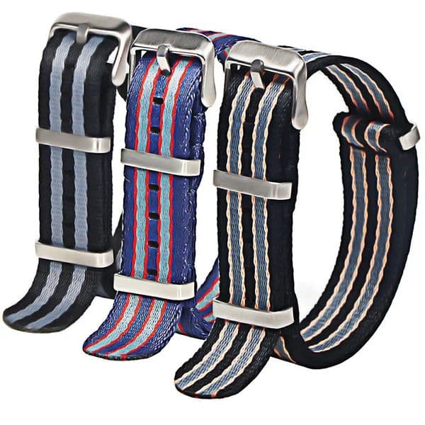 Nylon Watchband Strap 20mm 22mm Generic Belt Replacement Men Women High Quality Watch Accessories 251216